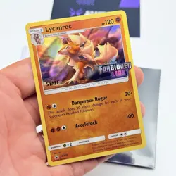CARTA POKEMON CARD - LYCANROC PROMO SM118 STAFF - SUN & MOON FORBIDDEN LIGHT -NM - Image 2