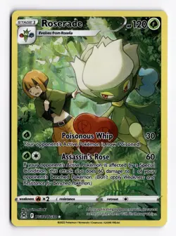 Roserade TG02/TG30 Illustration Rare Holo - Lost Origin Pokemon Card - NM/M - Image 1