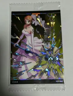 One Piece Wafer Card Nami SR No.8-18 Fake Wedding Ceremony Unused - Image 1
