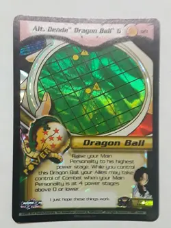 2003 Score CCG - TCG, Rare 5 Star Foil DBZ Card, Alt. Dende Dragon Ball 6 #121 - Image 1