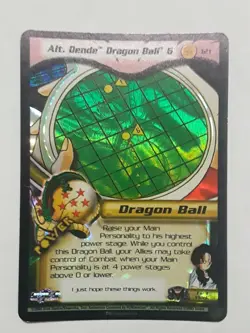 2003 Score CCG - TCG, Rare 5 Star Foil DBZ Card, Alt. Dende Dragon Ball 6 #121 - Image 2