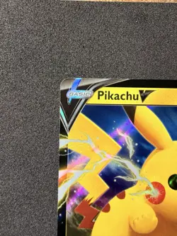 Pokemon TCG Pikachu v SWSH061 Full Art Holo Card Sword and Shield Promo - Image 3