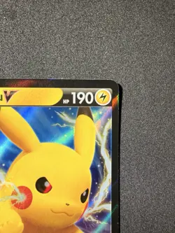 Pokemon TCG Pikachu v SWSH061 Full Art Holo Card Sword and Shield Promo - Image 4