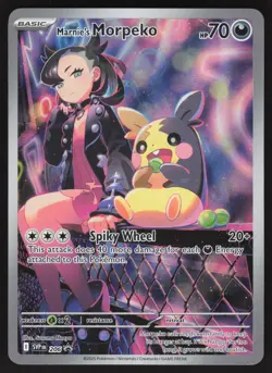 Pokemon Marnie’s Morpeko Holo Rare 206 SV: Scarlet & Violet Promo Cards Holof... - Image 1