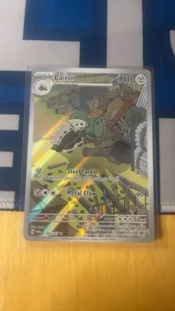 Pokemon TCG Lairon Twilight Masquerade Illustration Rare Card 184/167 - Image 1