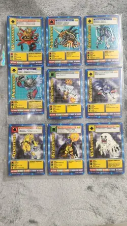 digimon cards 1999 1st edition Holo Graphic Lot Aguamon - Image 2