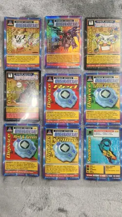 digimon cards 1999 1st edition Holo Graphic Lot Aguamon - Image 3
