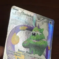 Tornadus 98/98 Ultra Rare Full Art Emerging Powers Pokemon Card DMG - Image 3