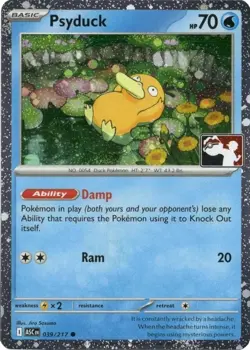 Psyduck - (Cosmos Holo) 039/217 Prize Pack Series Cards Holo - Image 1