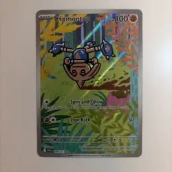 Hitmontop Illustration Rare 240/217 Pokemon Ascended Heroes 2026 IR Holo Card - Image 1