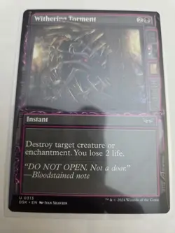mtg, Withering Torment (Showcase) Duskmourn: House of Horror Regular NM - Image 1