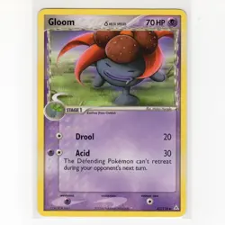 Pokemon TCG Gloom 42/110 EX Holon Phantoms Regular Uncommon Card EN-MP 2006 - Image 1
