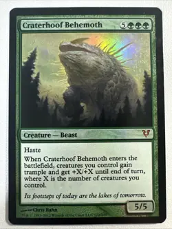Craterhoof Behemoth Avacyn Restored Foil - Image 1