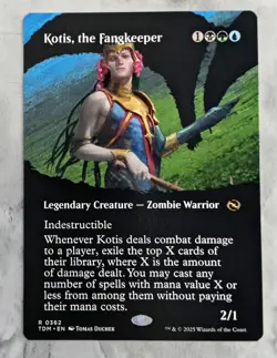 Kotis, the Fangkeeper (Borderless) | MTG TDM | Sultai Zombie Warrior Rare | NM - Image 1