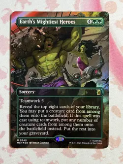 Earth's Mightiest Heroes (Borderless) Marvel Super Heroes Foil - Image 1
