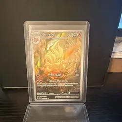 Pokemon TCG Ninetales 199/197 SV03 Obsidian Flames Illus Rare Holo EN 2023 - Image 1