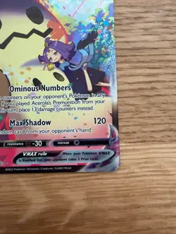 Pokemon Mimikyu VMAX TG17/TG30 Brilliant Stars Trainer Gallery Full Art Holo LP - Image 5
