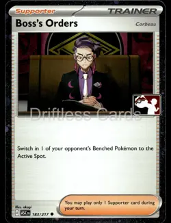 Boss's Orders [Corbeau] (Cosmos Holo) 183/217 Prize Pack Series Cards NM/M - Image 1