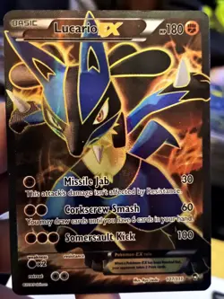 Pokemon Cards Lucario Ex Full Art 107/111 & Toxicroak Ex Full Art 102/106 - Image 2
