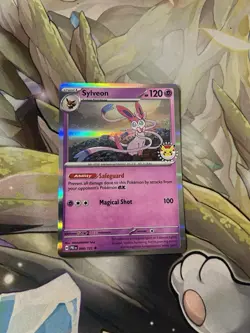 Sylveon Prismatic Evolutions Pokemon Day 2025 Stamped Promo 040/131 NM - Image 1