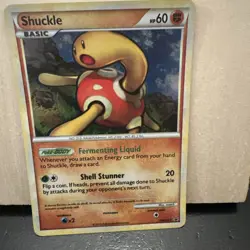 Pokemon Shuckle HGSS15 HeartGold SoulSilver Black Star Promo Holo - Image 1