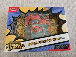 Pokemon Mega Evolution Ascended Heroes Mega Feraligatr ex Box (Sealed) - Image 1