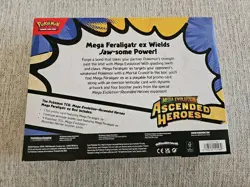 Pokemon Mega Evolution Ascended Heroes Mega Feraligatr ex Box (Sealed) - Image 2