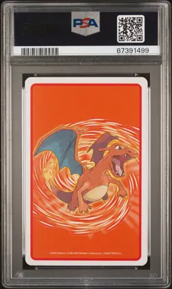 2004 POKEMON FIRERED VERSION PLAYING CARDS 8 OF DIAMONDS ARCANINE PSA 10 - Image 2