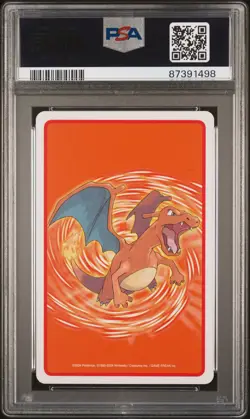 2004 POKEMON FIRERED VERSION PLAYING CARDS 7 OF DIAMONDS GROWLITHE PSA 10 - Image 2