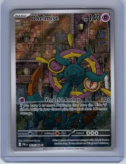 Dhelmise 091/084 Illustration Rare Holo Pitch Black ME05 NM/M Pokemon - Image 1