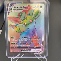 The Pokemon Company Leafeon VMAX 204/203 Evolving Skies Secret Holo EN 2021 - Image 1