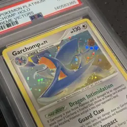 2009 Pokemon TCG Platinum Supreme Victors Garchomp #5/147 Holo PSA 8 - Image 1