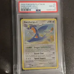 2009 Pokemon TCG Platinum Supreme Victors Garchomp #5/147 Holo PSA 8 - Image 2