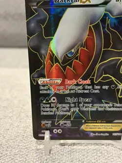2012 Pokemon Darkrai EX Full Art #107/108 Dark Explorers Holo Ultra Rare - Image 3