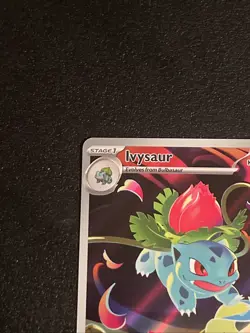 Pokemon Ivysaur 134/132 Illustration Rare Mega Evolution Pokemon Holo Near Mint - Image 5