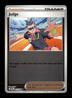Judge 076/088 Uncommon Perfect Order Pokemon Reverse Holo Near Mint - Image 1