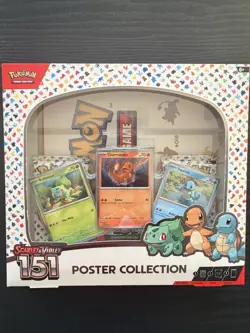 Pokemon TCG Scarlet & Violet 151 Poster Collection Box SEALED! 820650853166 - Image 1
