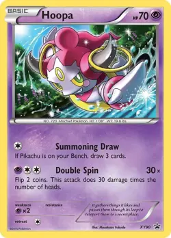HOOPA (COLLECTOR CHEST) XY90 HOLO PROMO XY PROMO LP POKEMON - Image 3