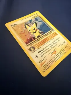 Pokemon TCG Pichu 12/111 Neo Genesis Holo Holo Rare Unlimited English 30 HP - Image 4
