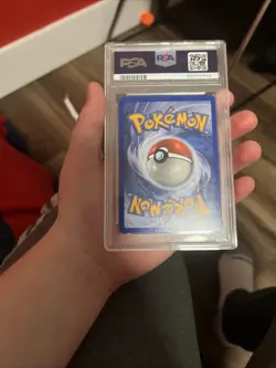 2001 Pokemon Promo Unown J Black Star Psa 7 - Image 2