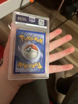 2001 Pokemon Promo Unown J Black Star Psa 7 - Image 4