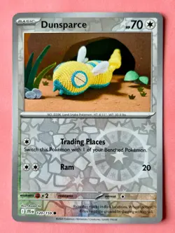 Dunsparce Reverse Holo 120/159 Journey Together Pokemon TCG - Image 1