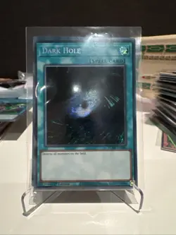 YuGiOh Dark Hole Secret Rare 1st Edition BLMR-EN086 - Image 1