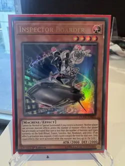 Inspector Boarder - DUDE-EN031 - Ultra Rare - 1st Edition - Yugioh - Image 1