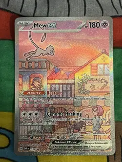 Mew ex 053 Scarlet & Violet Pokemon 151Black Star Promo Cards Holo - Image 1