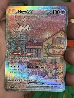 Mew ex 053 Scarlet & Violet Pokemon 151Black Star Promo Cards Holo - Image 2