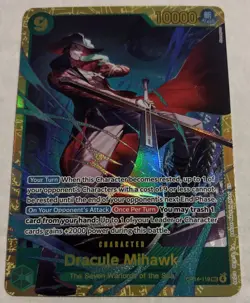 ☠☠ Dracule Mihawk - OP14-119 ONE PIECE The Azure Sea's Seven Foil - Image 1