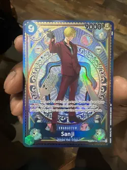 Sanji SEC OP06-119 SP Parallel A Fist of Divine Speed ONE PIECE Card English NM - Image 1