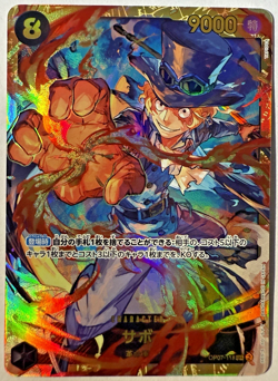 One Piece OP07-118 Sabo The Beast Vol.2 Japanese Super Secret Rare {NM} - Image 1