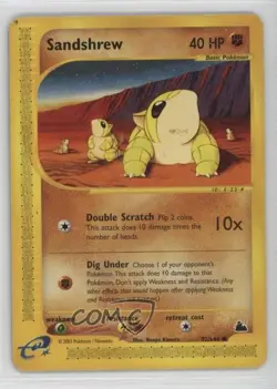 Sandshrew Pokemon e-Card Series Skyridge #92 2003 - Image 1